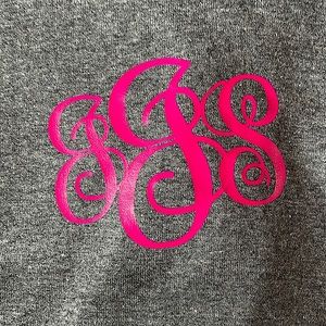 Vinyl Monogrammed T-Shirts